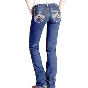 Ariat Women's REAL Chainlink Riding Jeans Eclipse